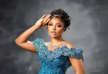 Liquorose Sparks Reactions in Stunning Blue Dress