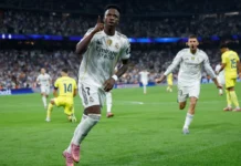 Vinicius Junior Inspires Real Madrid to 3-1 Win Over Villarreal as Los Blancos Go Top of La Liga