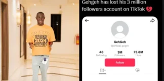 TikToker Gehgeh Loses His 3 Million Followers Account After Ban