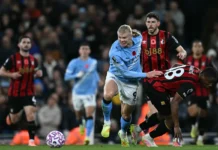 Erling Haaland Double Fires Manchester City Past Bournemouth in 3-1 Win