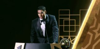 Achraf Hakimi Wins 2025 CAF African Footballer of the Year