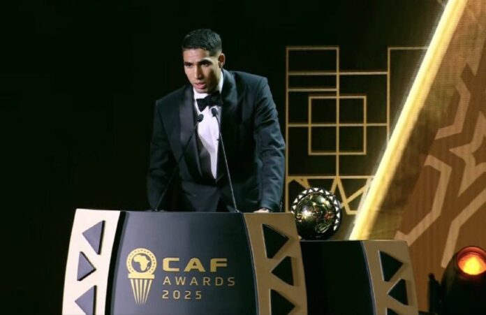 Achraf Hakimi Wins 2025 CAF African Footballer of the Year