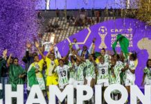 Super Falcons Clinch CAF Women’s National Team of the Year Award for the Third Consecutive Time