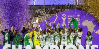 Super Falcons Clinch CAF Women’s National Team of the Year Award for the Third Consecutive Time