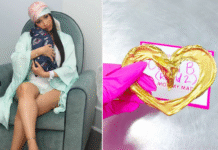 Cardi B casts her umbilical cord in a gold pendant following birth of her 4th child Cardi B casts her umbilical cord in a gold pendant following birth of her 4th child