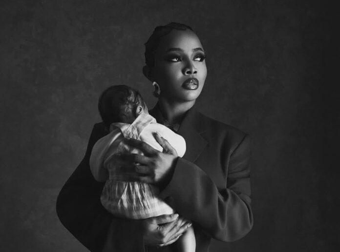 Toke Makinwa Dedicates Her Daughter Toke Makinwa Dedicates Her Daughter