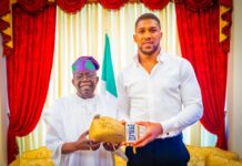 Tinubu Sympathises with Anthony Joshua After Fatal Ogun Road Accident