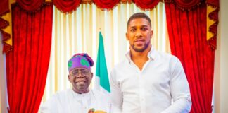 Tinubu Sympathises with Anthony Joshua After Fatal Ogun Road Accident