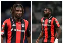 Super Eagles Star Terem Moffi, Teammate Attacked by Nice Fans, Take Legal Action