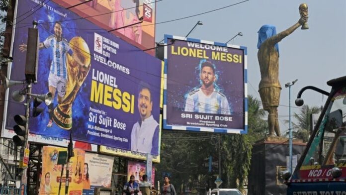 Lionel Messi to Virtually Unveil 21-Meter Statue in India as Part of “GOAT Tour”