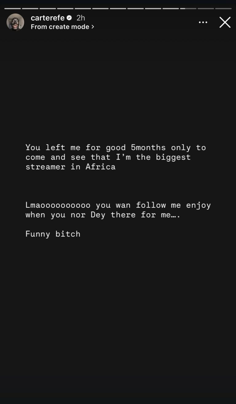 “This lady has frustrated my whole life" - Carter Efe Confirms Split From Baby Mama, Opens Up on Mental, Financial Struggles 1 20260111 101041 768x1317 1