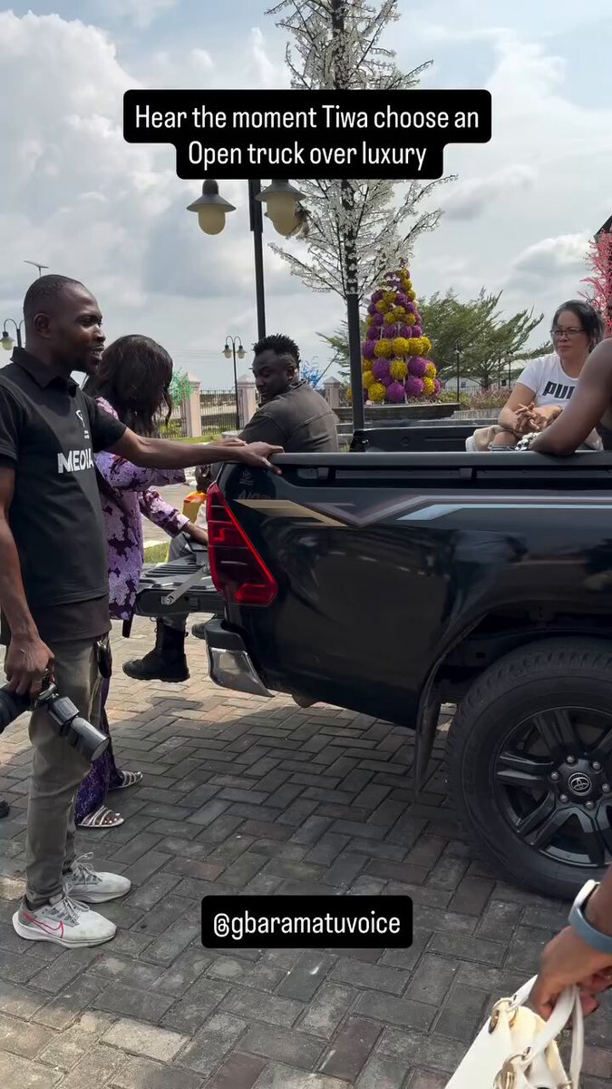 Tiwa Savage Fires Back at Critic Over Pickup Truck Ride Tiwa Savage Fires Back at Critic Over Pickup Truck Ride