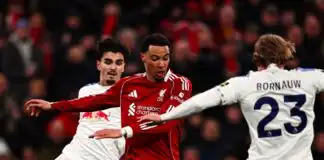 Liverpool Held to Goalless Draw by Resilient Leeds at Anfield Liverpool Held to Goalless Draw by Resilient Leeds at Anfield