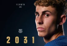 Barcelona Tie Down Fermin López With Contract Extension Until 2031 Barcelona Tie Down Fermin López With Contract Extension Until 2031