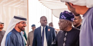 Tinubu Arrives UAE Ahead of 2026 Abu Dhabi Sustainability Week Summit