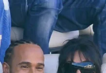 Kim Kardashian and Lewis Hamilton Go Public at Super Bowl LX