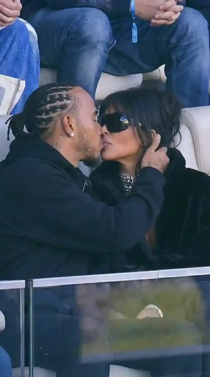 Kim Kardashian and Lewis Hamilton Go Public at Super Bowl LX Kim Kardashian and Lewis Hamilton Go Public at Super Bowl LX