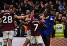 Chelsea, West Ham Fined Over Mass Brawl During Premier League Clash