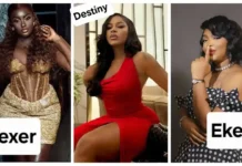 Alexer Peres Blows Hot, Accuses Ekene Umenwa of Ruining Her Friendship with Destiny Etiko