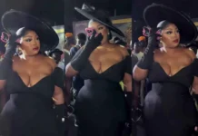 Bakare Zainab Dragged Over Bold Outfit at Faithia Williams’ Efunroye Premiere