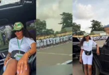 BBNaija Star Chomzy Sparks Reactions After Video From NYSC Camp Goes Viral