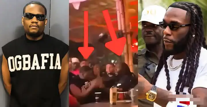 Burna Boy, DJ Tunez Clash at Lagos Nightclub as Viral Videos Stir Reactions