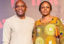 Tony Elumelu and Wife