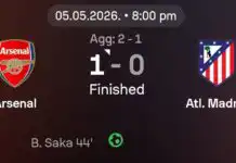 Saka Sends Arsenal to First Champions League Final in 20 Years as Arteta’s Side Edge Atletico