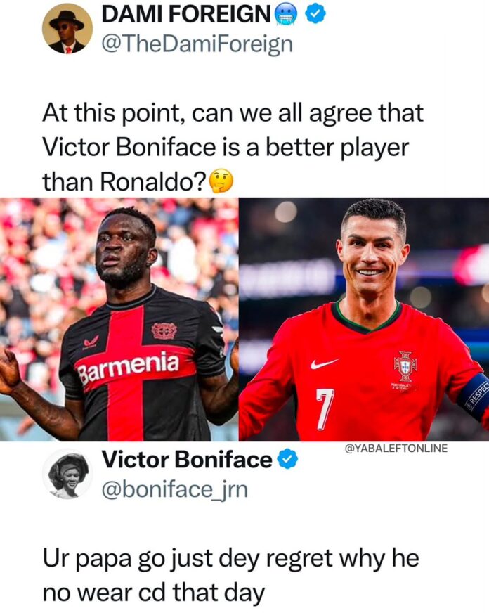 Victor Boniface Shuts Down Fan Victor Boniface Shuts Down Fan