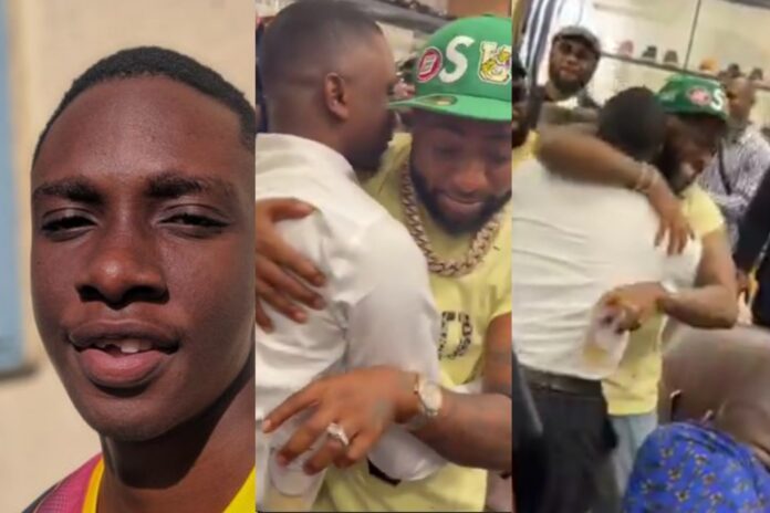 Davido Finally Meets Loyal Fan Abazz in Abuja Weeks After Gifting Him N15 Million