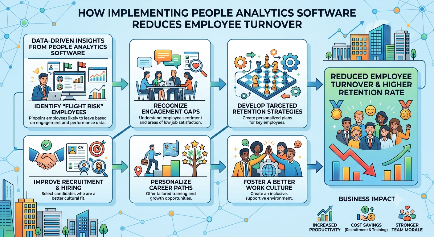 How Implementing People Analytics Software Reduces Employee Turnover